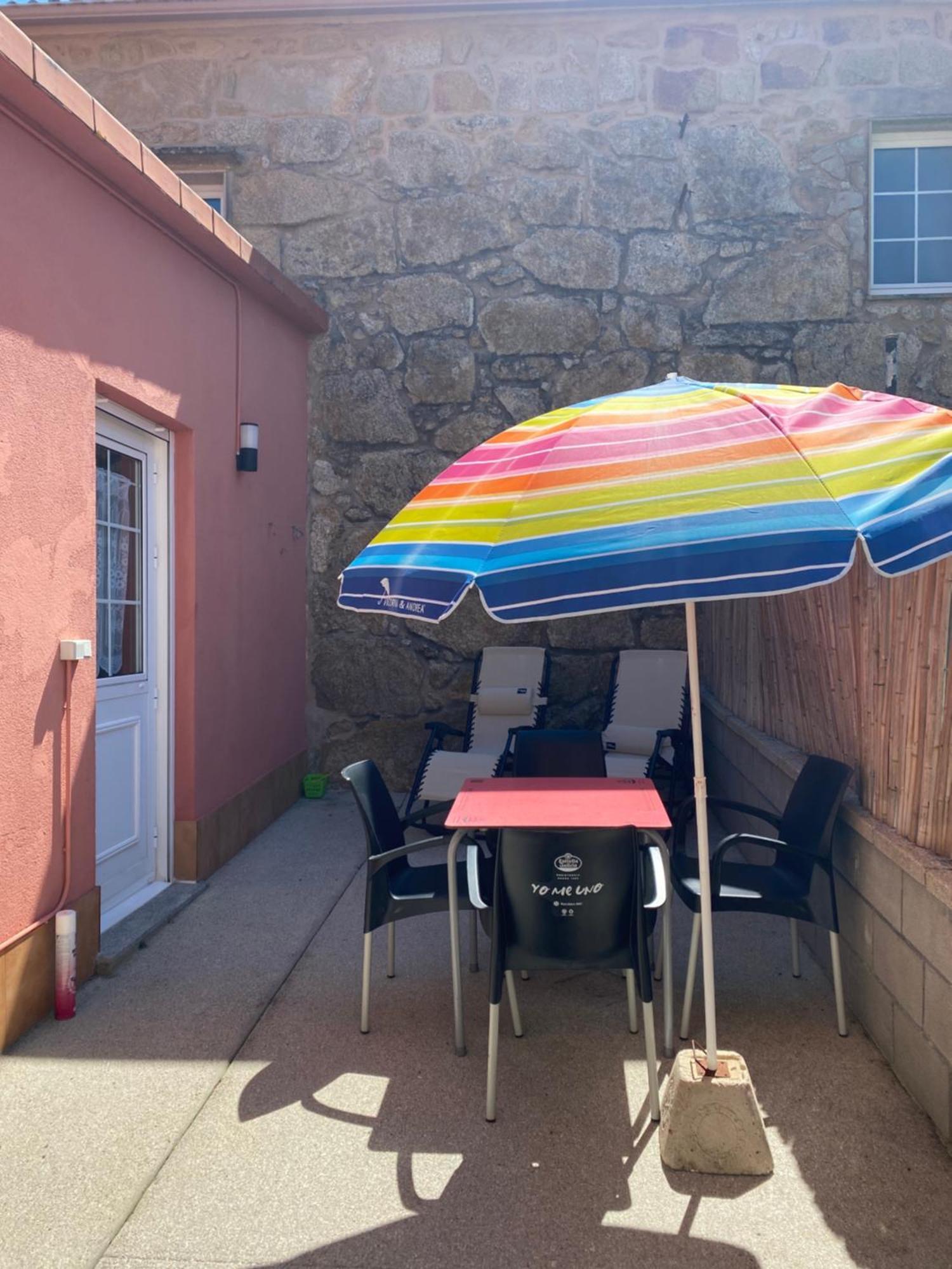 Villa La Casita Alere en Playa Carnota con patio y barbacoa Exterior foto